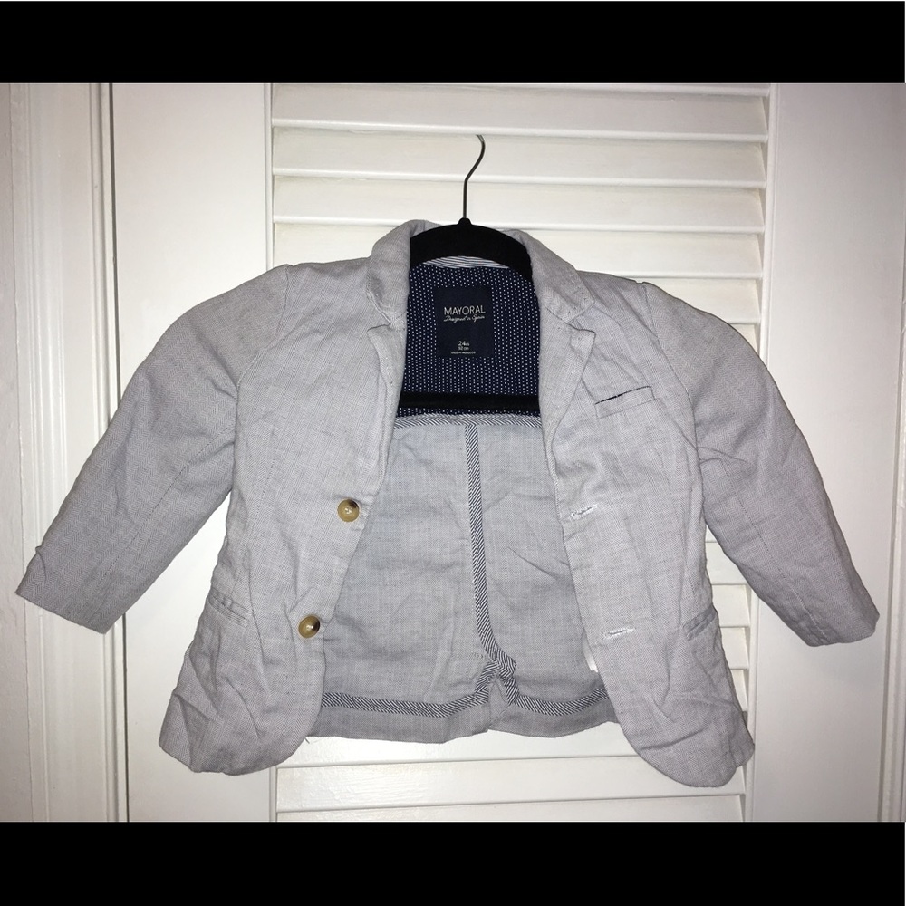 Light blue blazer from Mayoral
